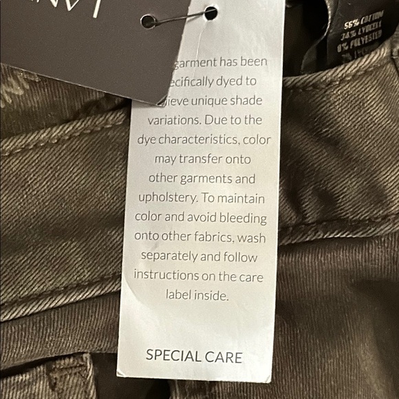 Lane Bryant Mid Rise Supper Stretch Olive Green Jean 14 NWT - Picture 9 of 15